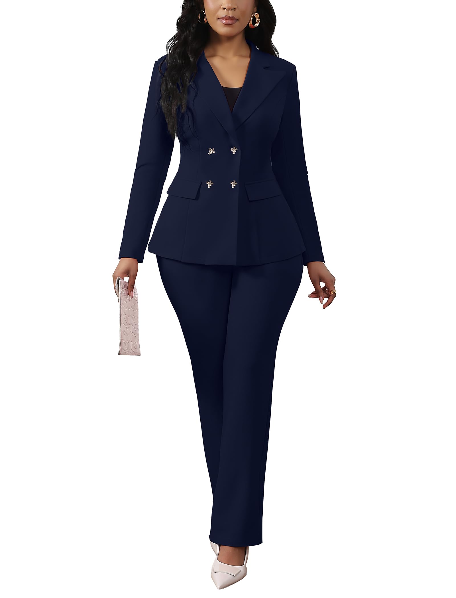 Ophestin Women 2 Piece Suit Sets Moderne/ajusté Femme
