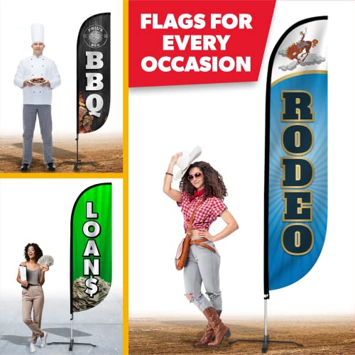 Image of LookOurWay Custom Feather Flag Banner - 5ft