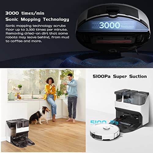 Roborock-S7-Pro-Ultra-5100-Pa-Robot-Aspirador-y-Fregasuelos-con-BaseLimpieza-3000-VecesMin-con-Vibracion-SonicaAutovaciadoAutolimpiezaAutoidratantemapeo-3D-Control-de-VozApp