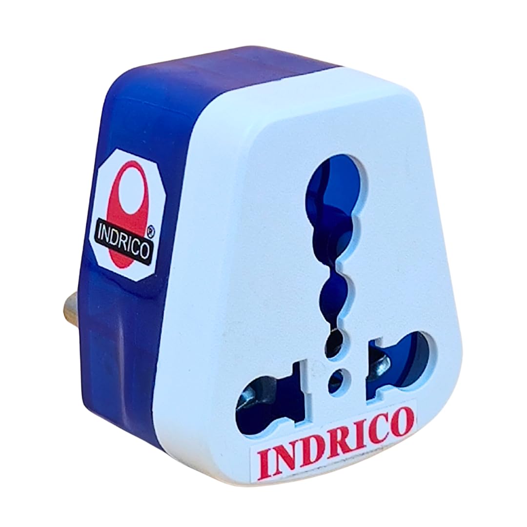 INDRICO 5 Amp to 15 Ampere Converter Socket for Big Size 16 Ampere Plug Top with Universal Sockets for International Pins PVC Multi Color (2) (B0CRHWZGS2) Amazon Price History, Amazon Price Tracker