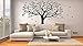 MAFENT Giant Family Photo Tree Wall Decal Wall Sticker Vinyl Mural Art for Home Decor Room Decor (Black)