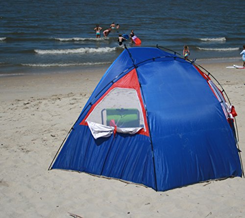 Rio Brands Beach Portable Sun Shelter, Blue, Large #TOP5