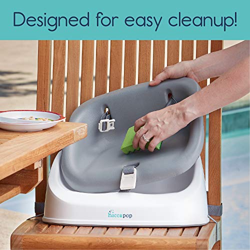 Hiccapop Ergoboost Toddler Booster Seat For Dining Table, Non-Slip Stable Baby Booster Seat For Dining Table, Soft Foam Booster Chair For Toddlers Eating, High Chair Booster Seat For Dining Table #TOP3