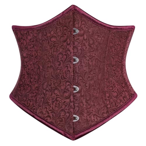 Image of Scarlet Darkness Corset Belt for Women Fishbone Wide Corset Pirate Belt