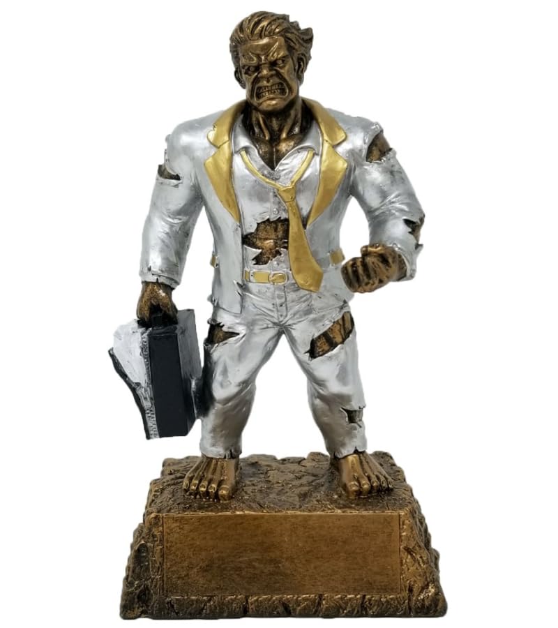 Decade Awards Monster Sales Trophy - Engraved Champion Sales Beast Award - Celebrate Conquering The Commerce Jungle with This Hulking Accolade -