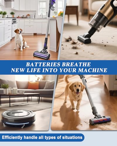 Image of XFBT620 Battery Replacement for Shark IX140 IX141 IX142 IZ140 IZ140C IZ141C IZ142 UZ145 Cordless Vacuum Cleaners Rocket Pet Stick Rocket Pro for Shark Battery 1900mAh 41Wh 21.6V