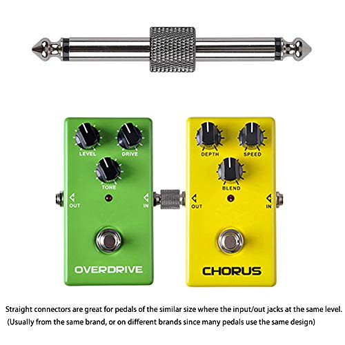 Rayzm Gitaarpedaal patch connector, gitaar effectpedaal connector voor gitaar pedaal 6,35 mm (1/4 inch) stekker voor… - Image 4