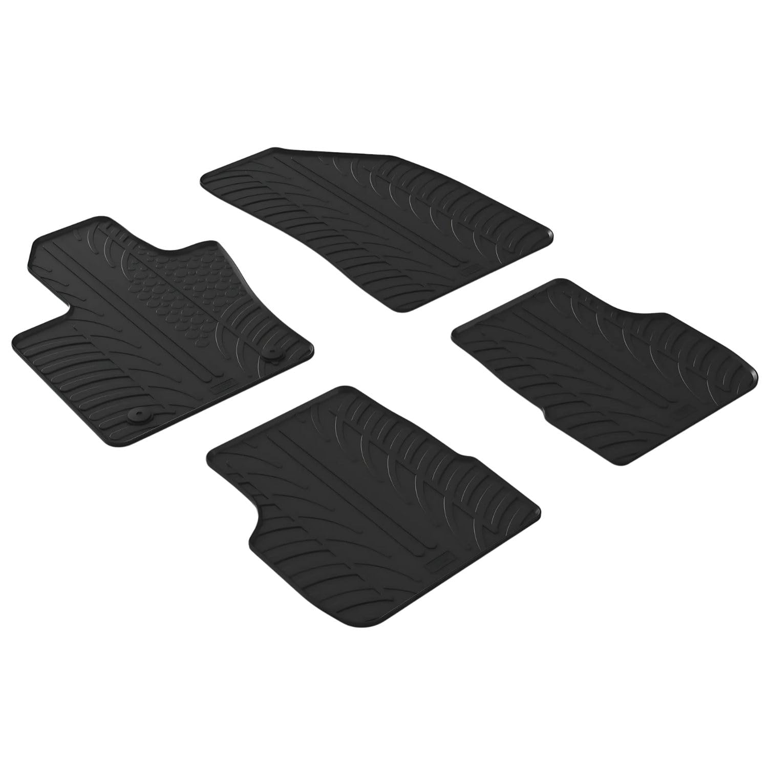 Gledring Alfombrillas de Goma Compatible con Alfa Romeo Tonale 2022- (Perfil T 4-​Partes + Clips de Montaje)