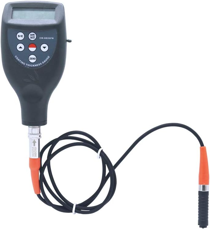 TR-CM-8826FN Magnetic Induction F Eddy Current NF Probe Coating Thickness Gauge Paint Meter 0~1250um