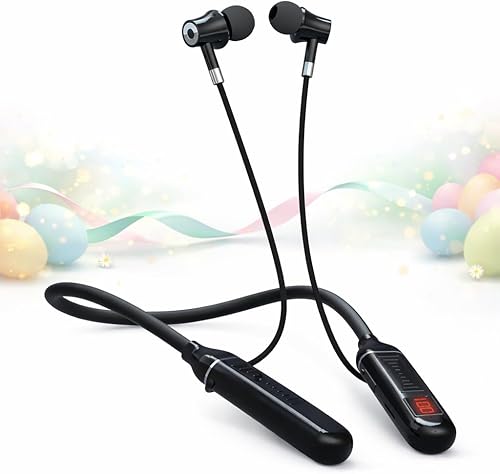 Miniatura 14 de Audífono de una sola oreja, K1 Bluetooth 5.3 de oído abierto, 14 horas de reproducción, controladores de 13 mm, pantalla digital LED, modo de música