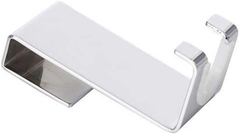 DWBA Brass Hanging Hook Bathroom Shower Glass Doors with (0.2" / 0.25" / 0.35") Space to Hang, Chrome