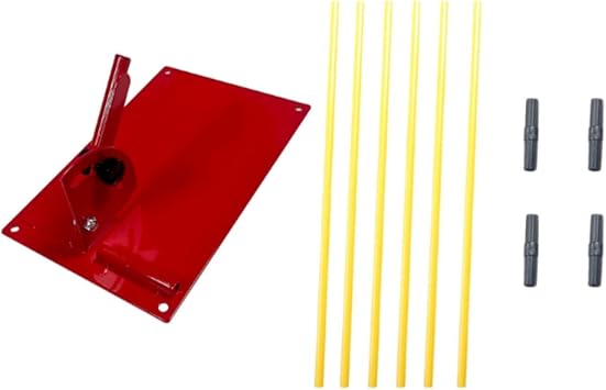 Golf Alignment Stick Holder Set Practice Plate Golfing Accessory, Posture Correction Golf Swing Training Aid for Men Women