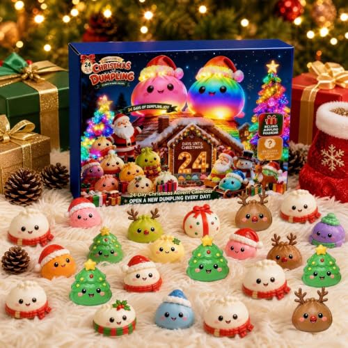 Christmas Advent Calendar 2026 24 Day Countdown Mini Squishies Figures - image 2