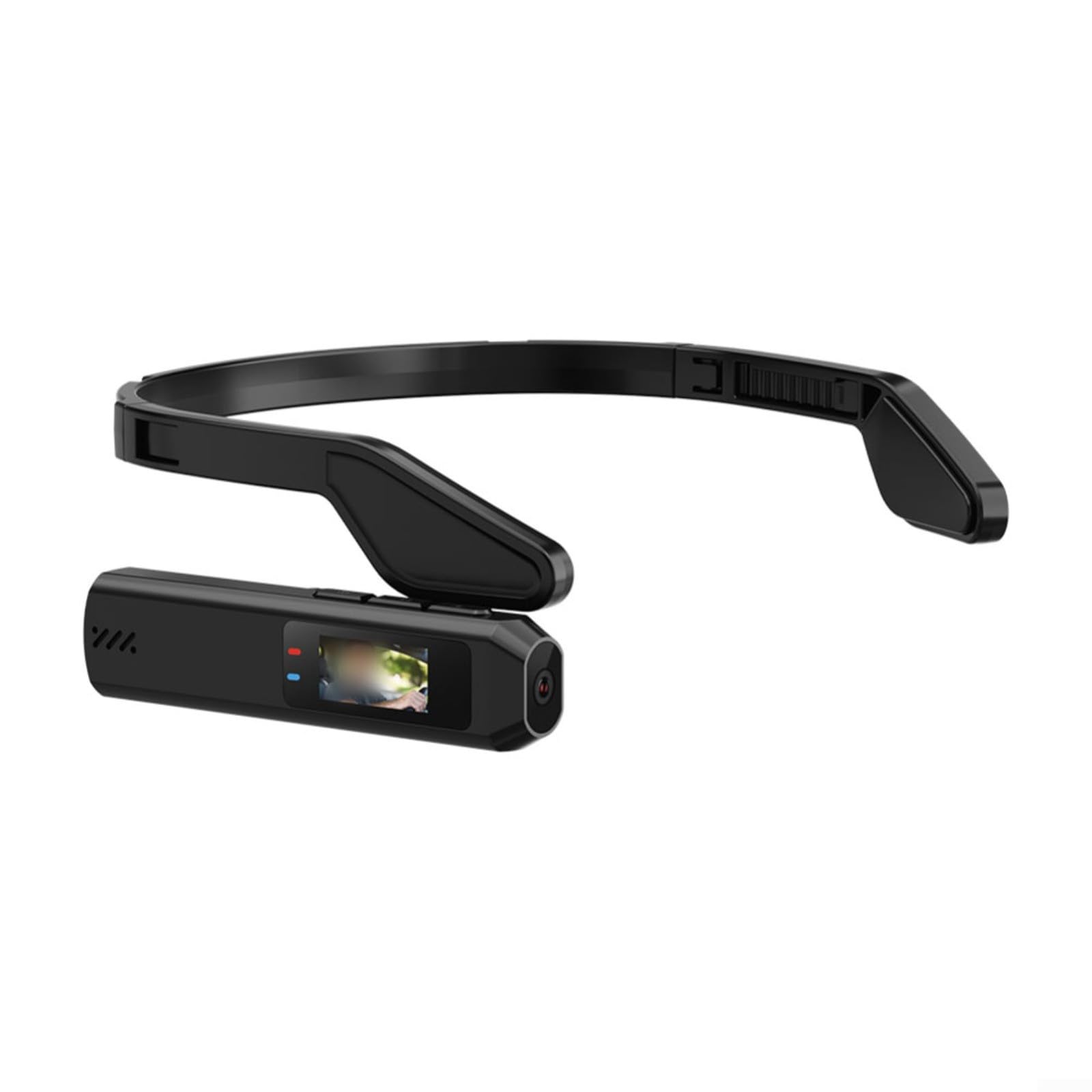 Telecamera montata sulla testa di WiFi 2.7K, videocamera leggera indossabile per vlogging e ciclismo, 30FPS, obiettivo grandangolare da 110 gradi