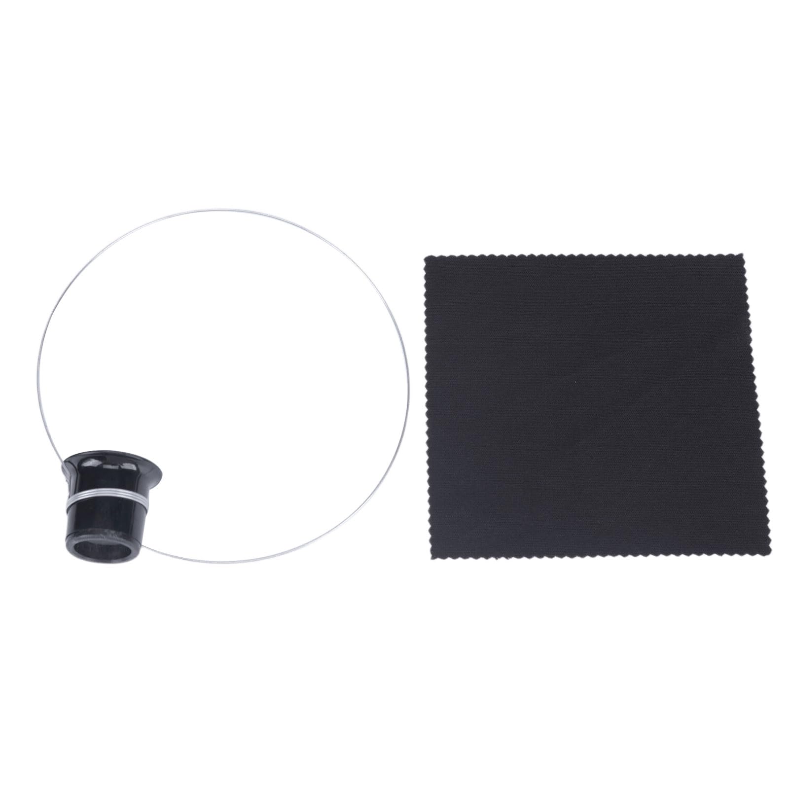 Hands Less 10X Magnifier with Headband Steel Rings for Jewelry Appraisal and Electronics Maintenance Crafting Projects Magnifier Head Mount for Electronics