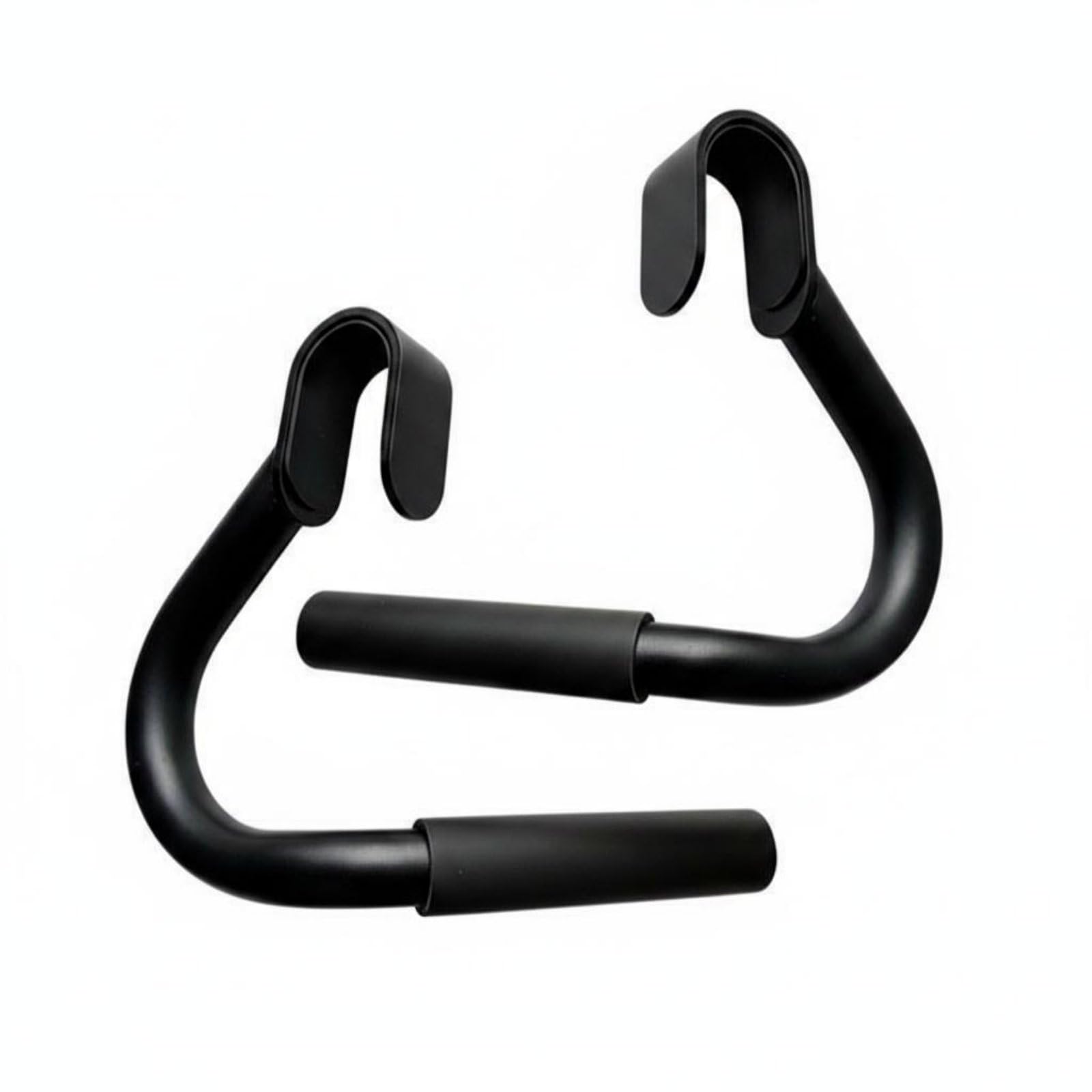 45 Degree Pull-up Handle Long-Lasting Hook Grip Handle Anti-Slip Reverse Grip Bar for Gym Users, Beginners, Home Workout, Black-image-45