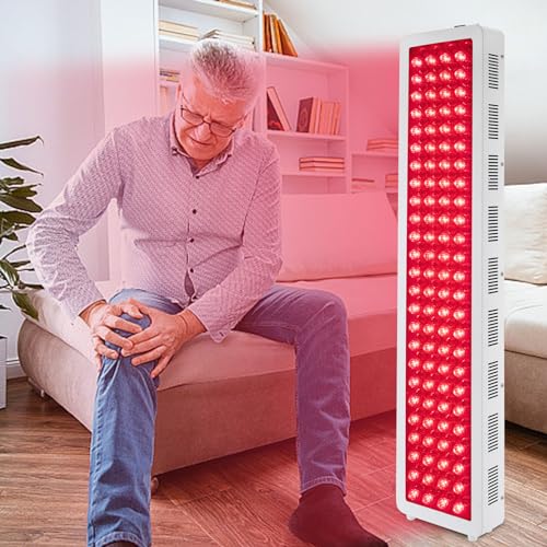 CNCEST Infrared Red Light Therapy Lamp, 1000w Red Light Therapy Near Infrared Light Panel 660nm 850nm Led Red Lights Ther-Apy Lamp, for Beauty Center/Family/Clinic Physiotherapy Lamp