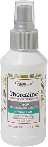 Quantum Health, Spray TheraZinc, 4 onzas (paquete de 3)