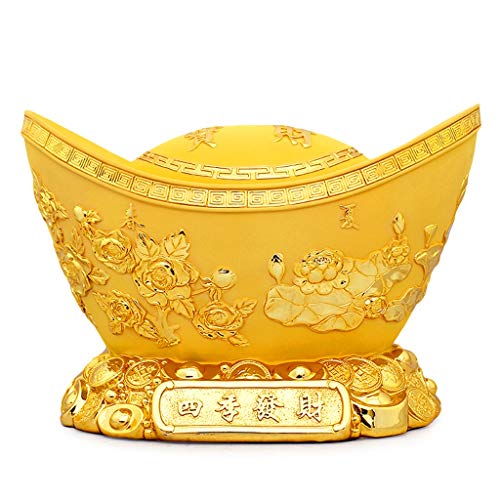 Lingot d'or Feng Shui pour la richesse et décoration de chance