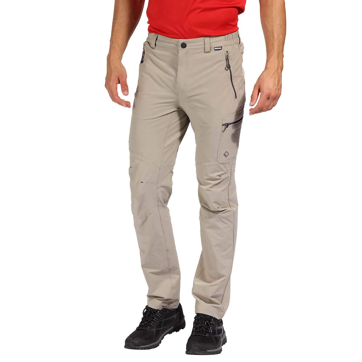 Regatta Mens Highton Z/O TRS Hiking Pants, Parchment, 3XL EU