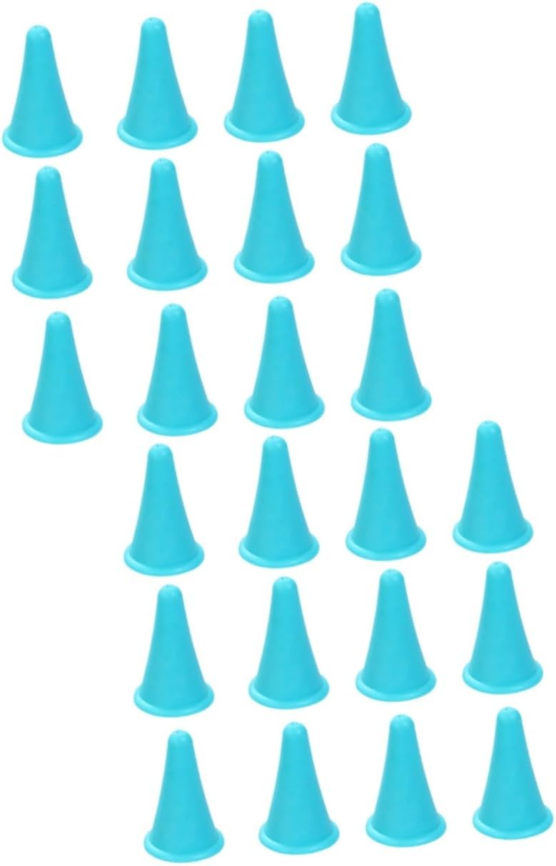 Tofficu 24pcs Silicone Knitting Needle Caps Comfortable for Needles Above for Crochet and Knitting Projects