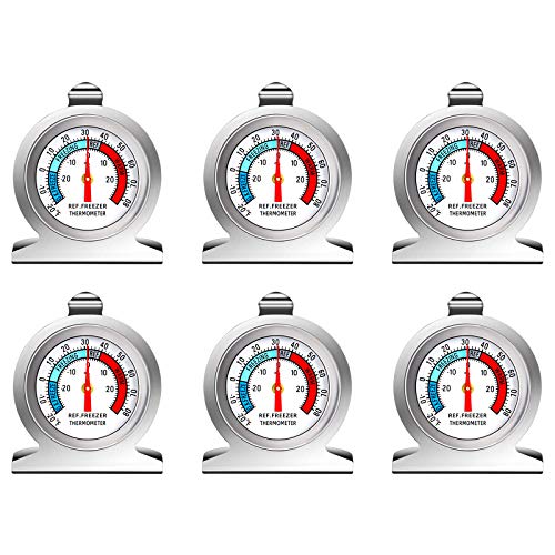 Termómetro para refrigerador y congelador Thlevel ideal para organizar la comida fresca 6PCS