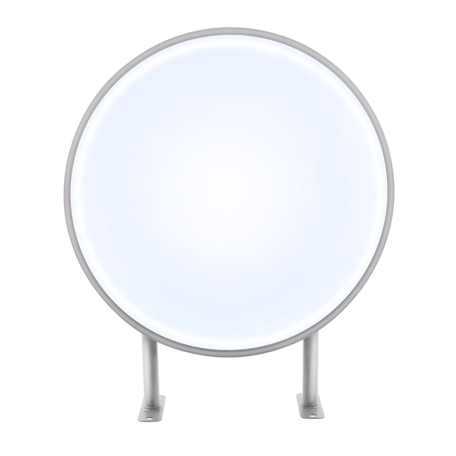 Boîte lumineuse à LED Double Face Ronde Panneaux Lumineux Enseigne lumineuse 50 cm Signe d'éclairage Extérieur,Convient pour Cafés, Bars, Salons de Beauté, Restaurants