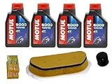  Kit de reparación y mantenimiento Yamaha R6 600 Aceite Motul, filtro, aceite, aire, bujías