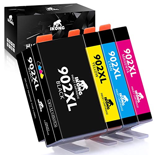 IKONG Compatible Replacement for HP 902 Ink Cartridges, 902XL High Yield for OfficeJet