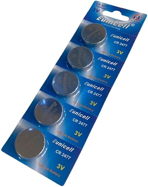 CR2477 (5 pack) Batteries Lithium 3V