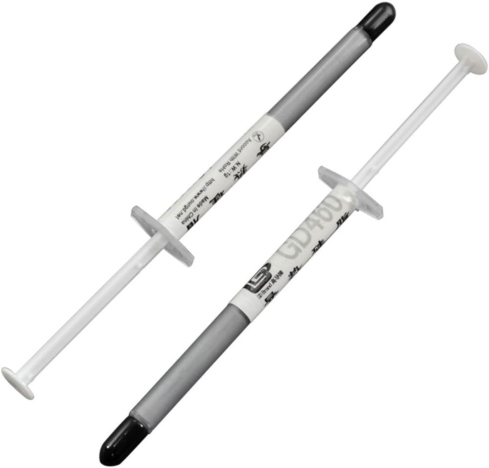 5PCS 1g Silver Thermal Grease CPU Heat Sink Compound Silicone Paste Syringe NO. GD460 Silver