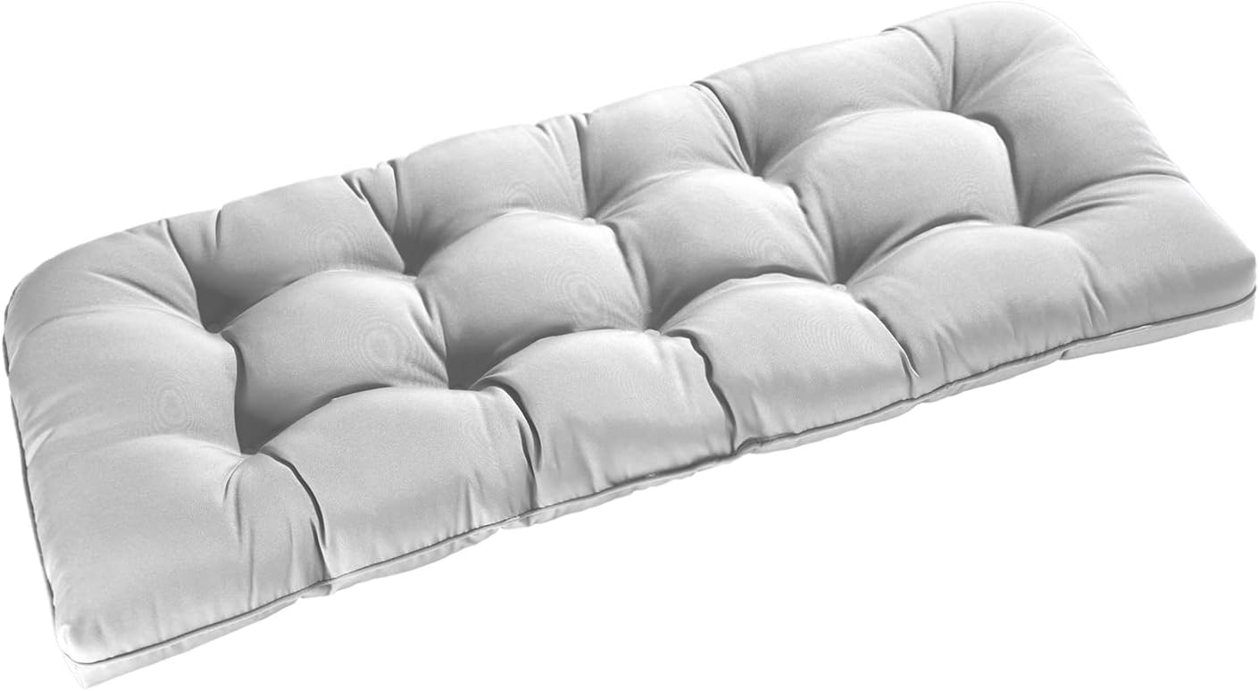 downluxe Outdoor Chair Cushions, Waterproof Tufted