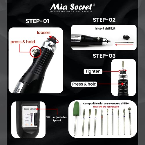 Mia Secret Pro Speed Lima Eléctrica para Uñas miniatura 4