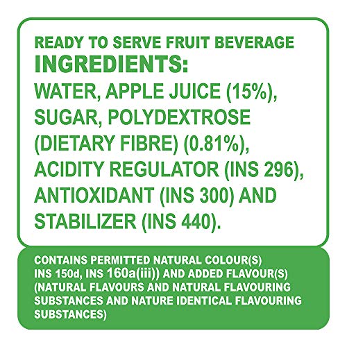 Image of B Natural Apple Juice, Goodness of fiber, 200 ml
