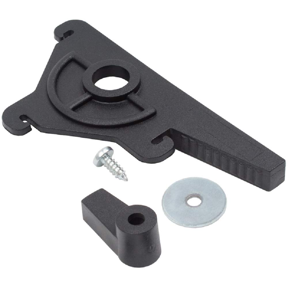 Cardale Black Garage Door Handles & Locks (Slidaway Door Latch Assembly)