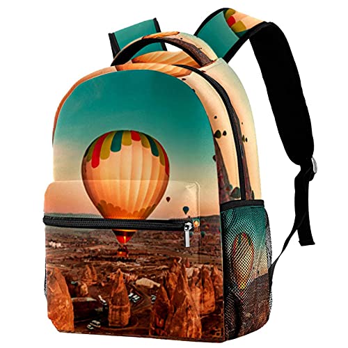 Sac à dos de voyage montgolfière enfant avec porte-bouteille