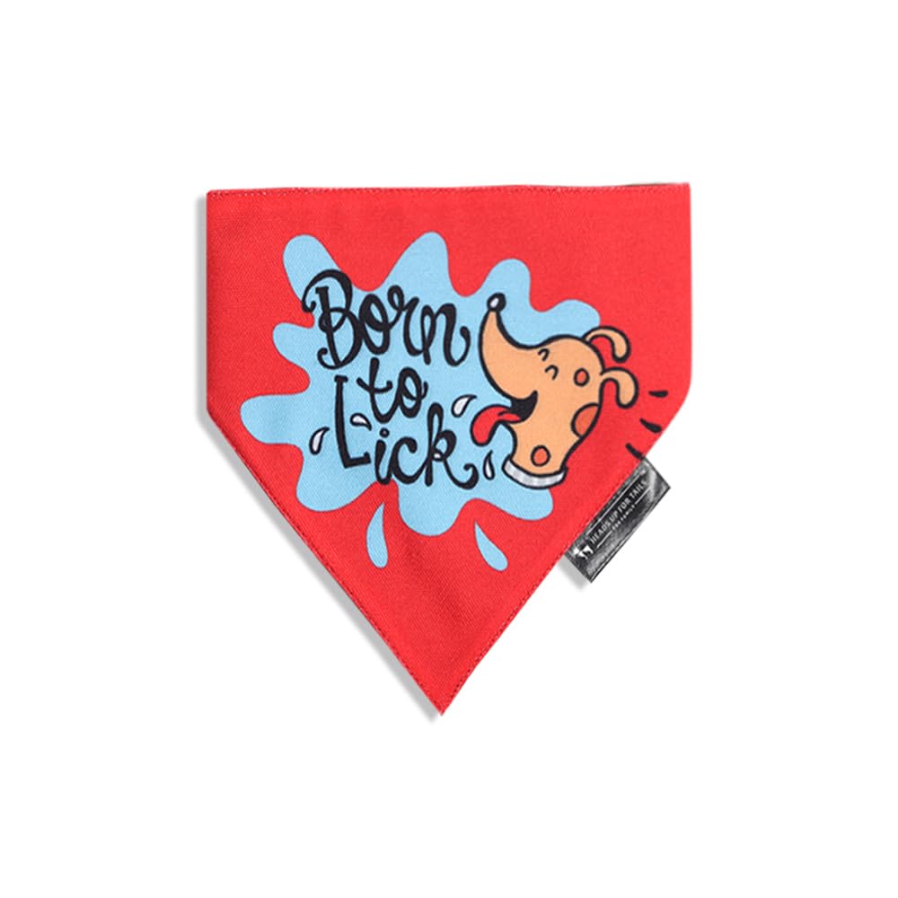 Heads Up For Tails Born to Lick Dog Bandana - S (B09ZLGL8QP) Amazon Price History, Amazon Price Tracker