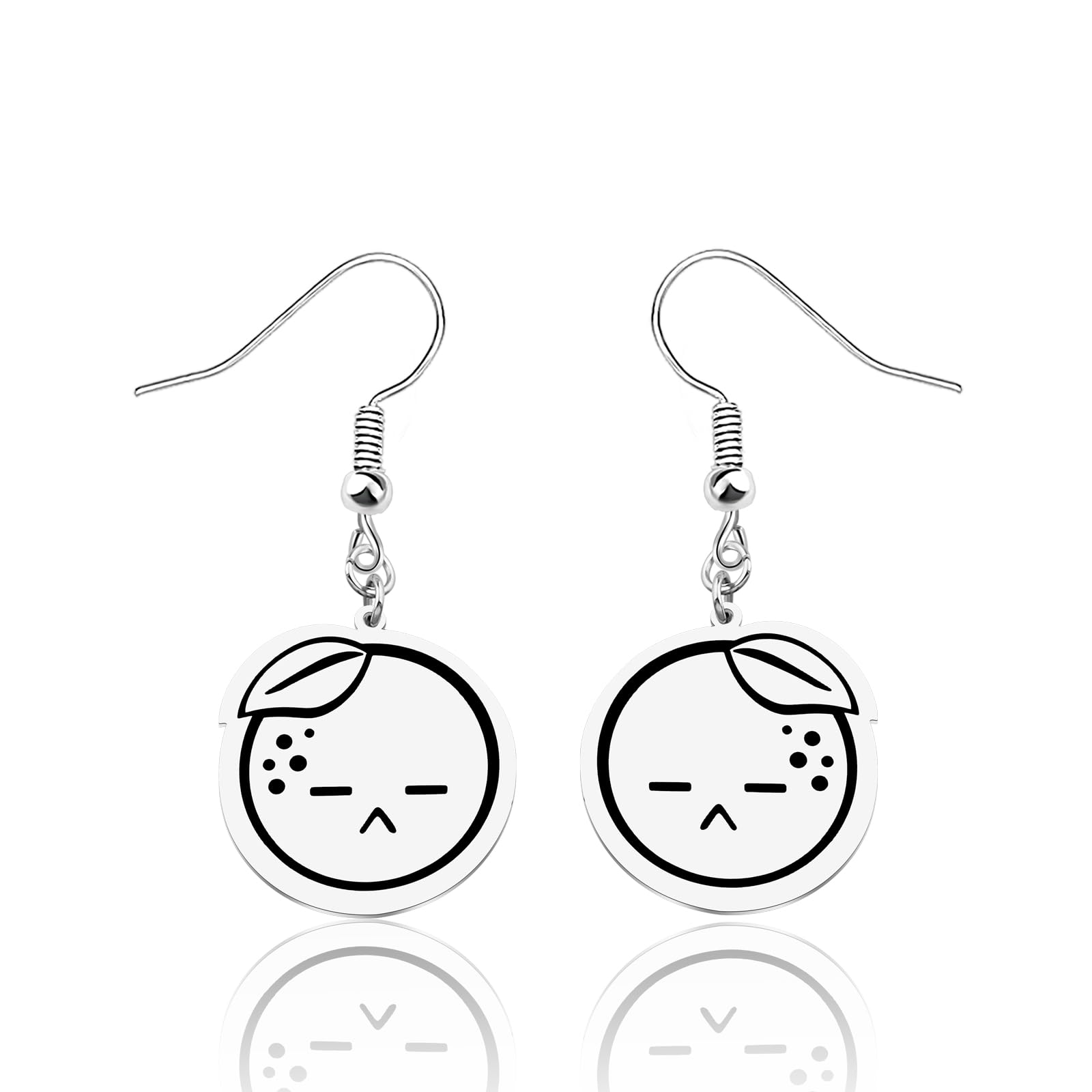 WSNANGK-POP Boy Band Gift Bangtan Boys Yoongi Earrings Army Fans Gift K-POP Music Lovers Gift Korean Boy Band Merchandise