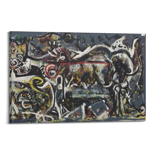 Affiche Jackson Pollock The She Wolf 50x75 cm pour habiller un mur blanc