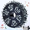 JMEXSUSS 500 LED White Christmas Lights Outdoor, 173ft 8 Modes Led Christmas Lights, Waterproof White String Light for Tree House Wedding Party Xmas Decorations