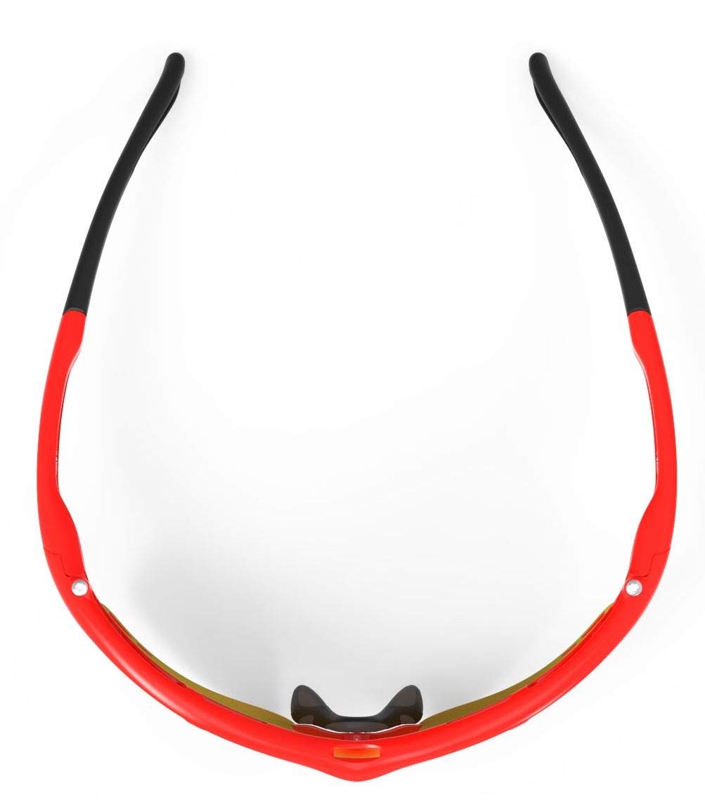 Lunettes De Soleil Vélo Rudy Project Tralyx - Verres Photochromiques - Rouge Fluo - Neuves En Boîte