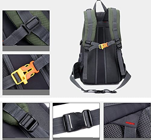 Mochila impermeable de senderismo 35L para niños negra miniatura 5