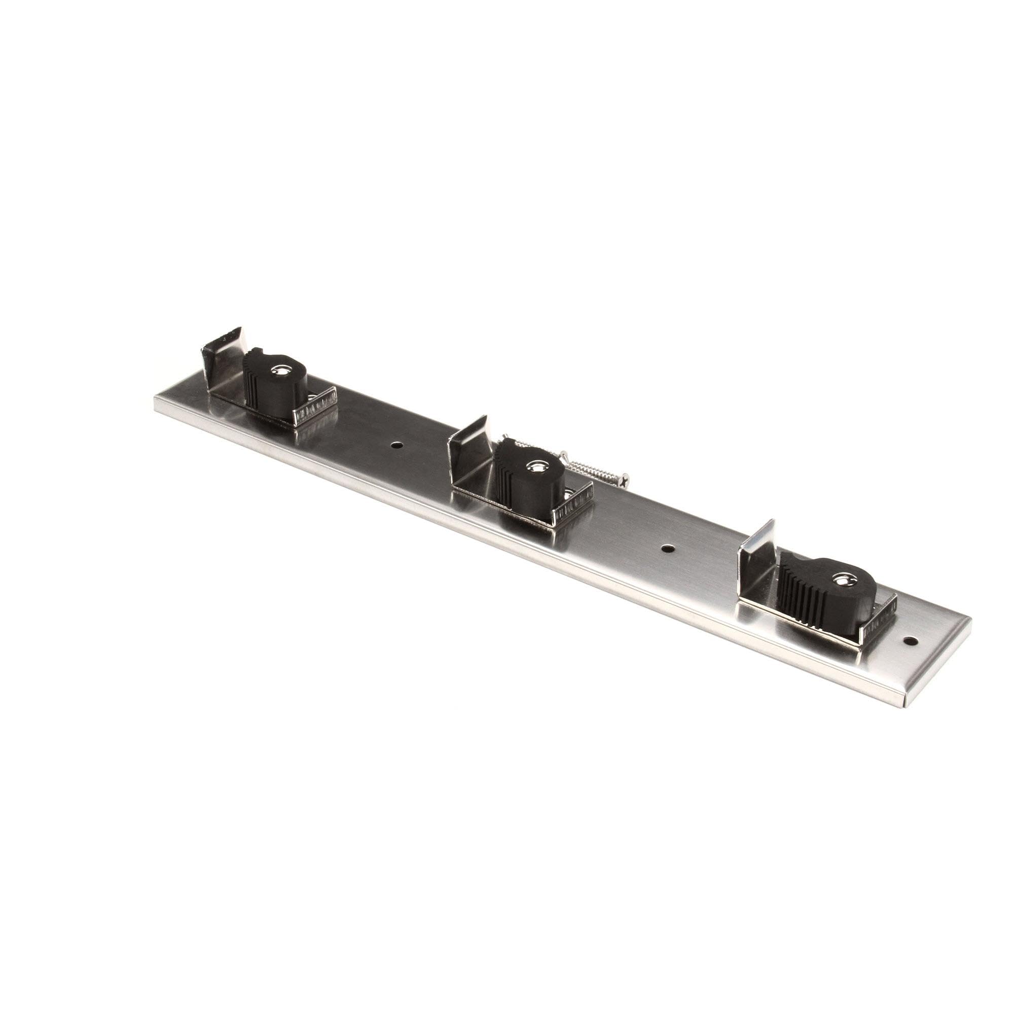 T & S Brass b-0653 Mop Hanger, stainless steel, spring-loaded Rubber Grips by T & S Brass