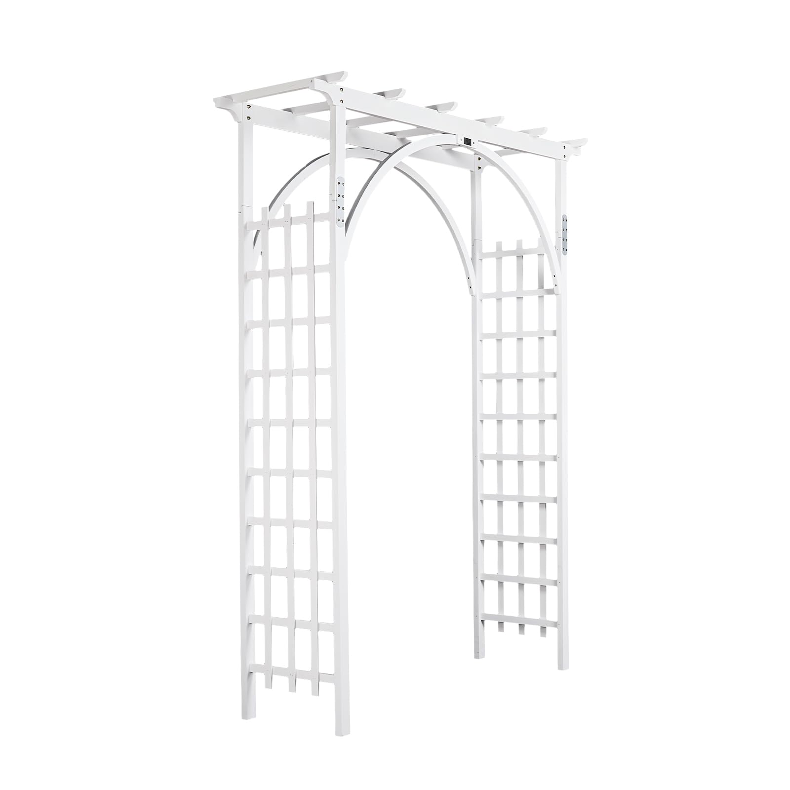 VINGLI 85in Wooden Arbor Wedding Arch