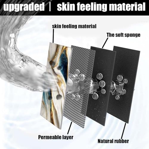 Image of FIGMENT 3D Anti-Slip Water Absorbent Bathroom Mat | Quick Dry Rectangular Bath Mat for Home, Kitchen Doorway, Office & Entryway Use | Soft, Odour-Free & Easy Clean Floor Mat (60x40 cm)