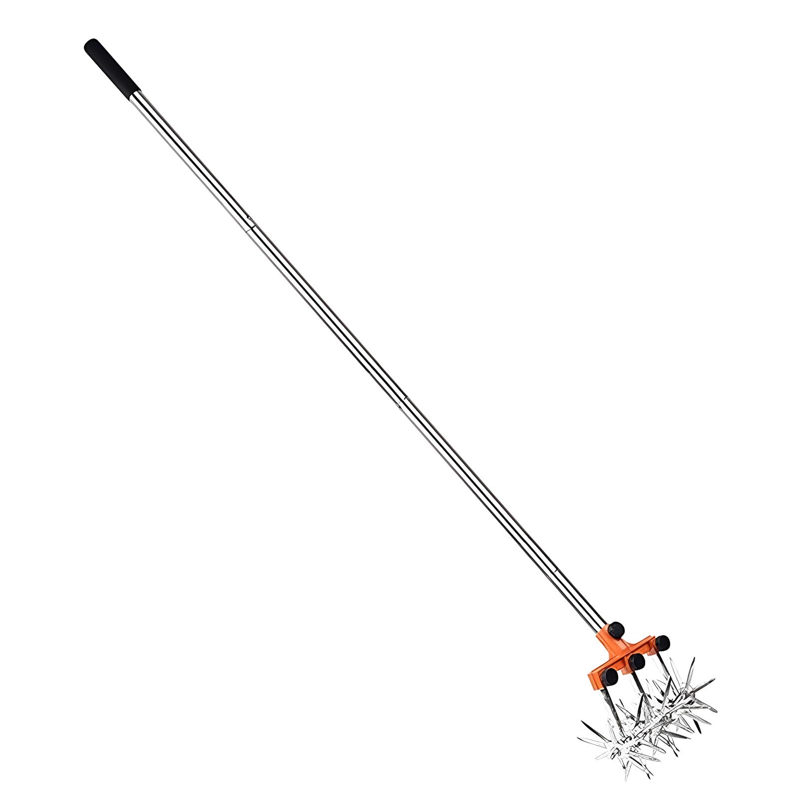 Cultivateur de jardin rotatif avec bordure rotative antirouille