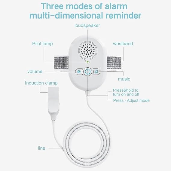 Children Pee Alarm Bedwetting Sensor for Children Pee Alarm Bedwetting Monitor Sensor with Sound & Vibration Alerts