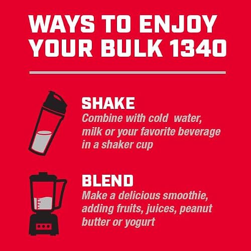 GNC Pro Performance Bulk 1340 Mass Gainer Protein Powder, 50g, 1340 Calories, Gluten Free, Banned Substance Tested, Supports Muscle Energy, Recovery and Growth, Double Chocolate, 15 Servings