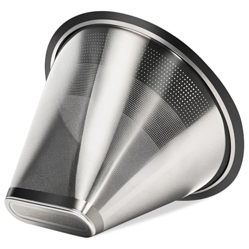 𝙐𝙥𝙜𝙧𝙖𝙙𝙚𝙙 for Moccamaster Filters, #4 Coffee Filter, Coffee Filter for Technivorm Moccamaster KBGV and KBT Coffee Machines, Metal Coffee Filter, Reusable Metal Filters are The Best Gifts.