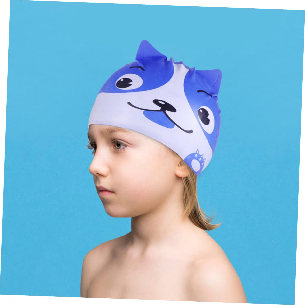 VANZACK Sombrero De Natación De Peces Gorras De Natación Sombreros De Gorro De De Dibujos Animados o De para Perros Lindo o De